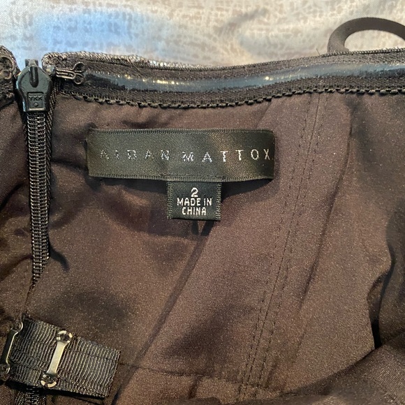 Silver Sequin and black strapless cocktail dress. Worn once. No tears or stains. - Picture 6 of 6